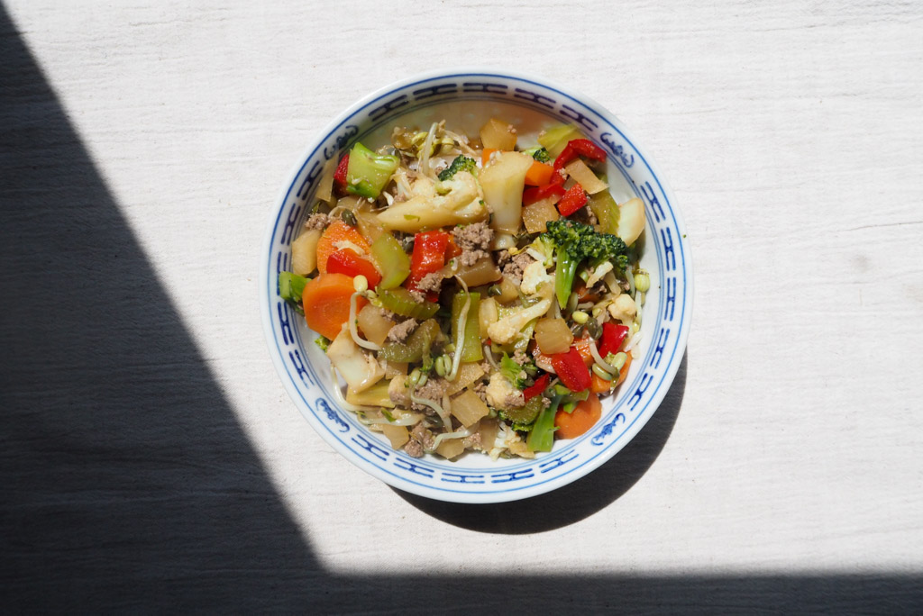 Chop suey de germinados